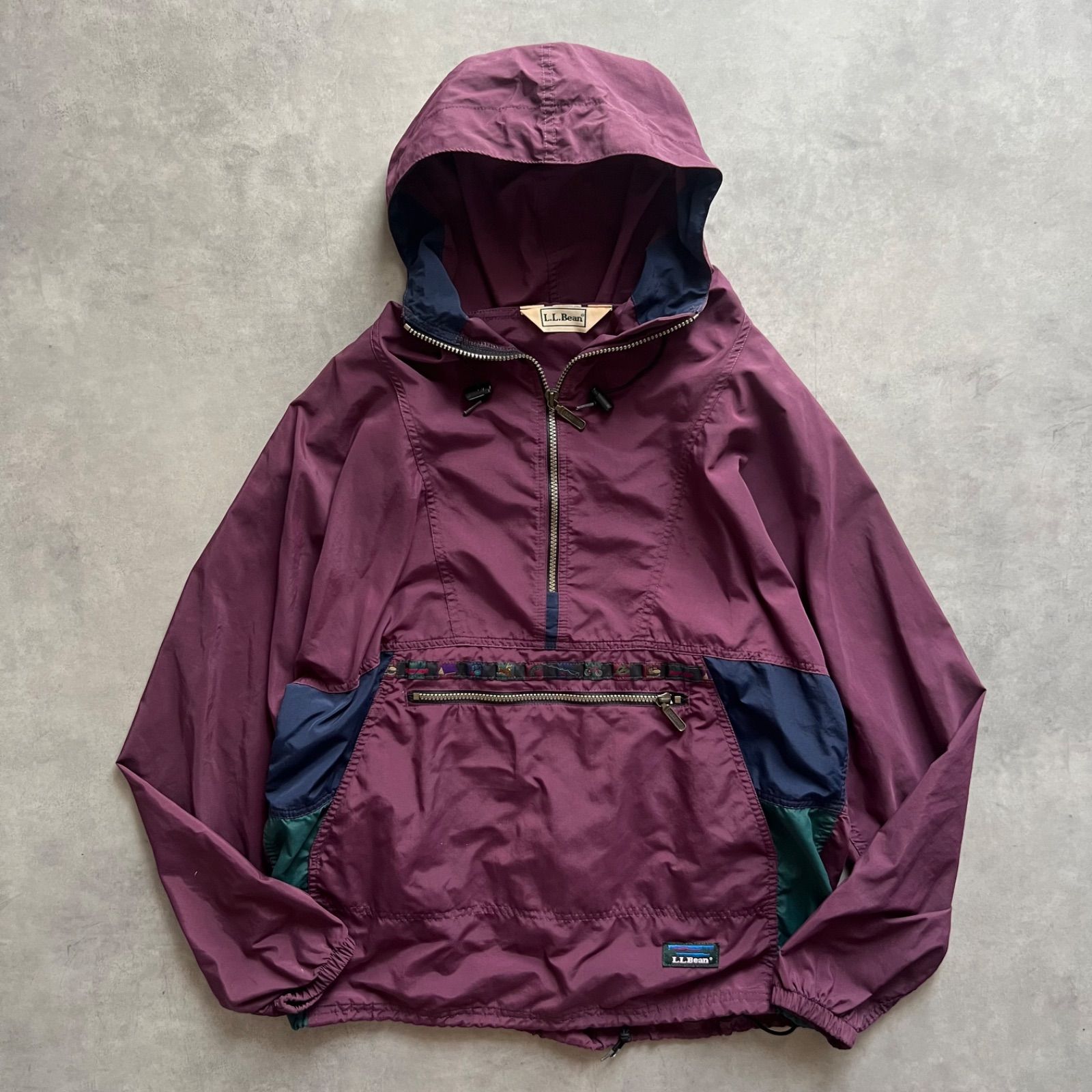 美品 80s 90s LLBean エルエルビーン 赤 アノラック パーカー L.L.Bean 80-90S USA製 サイクリング アノラックパーカー - メルカリ