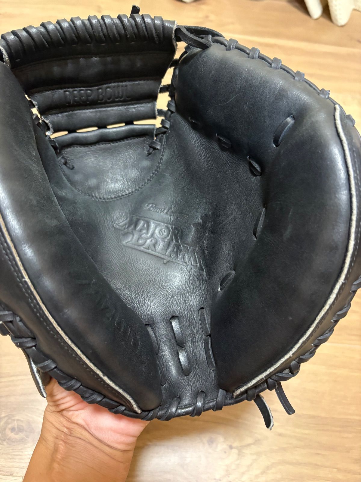 MIZUNO Buw League ミズノ ビューリーグ キャッチャーミット 黒