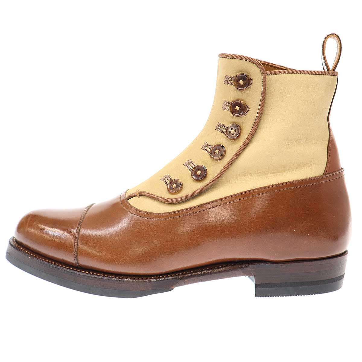 CALMANTHOLOGY カルマンソロジー A360 BUTTON BOOTS レザーボタン 