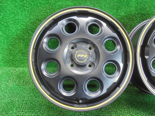 5FP107 GL 共豊 PPX MIL-8 15インチアルミホイール4本セット 15×4.5J 100×4H 45
