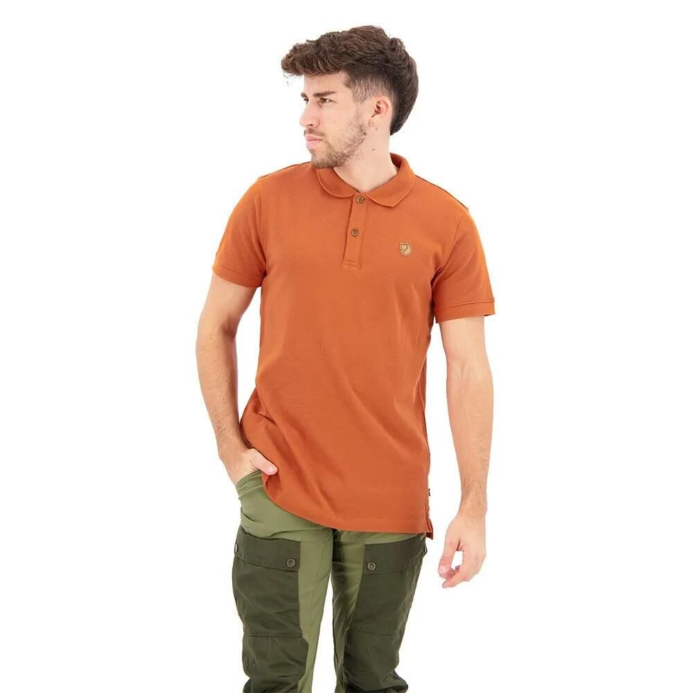 お取り寄せ ２～４週間で発送 Fjallraven Ovik Shirt short sleeve polo TerracottaBrown t