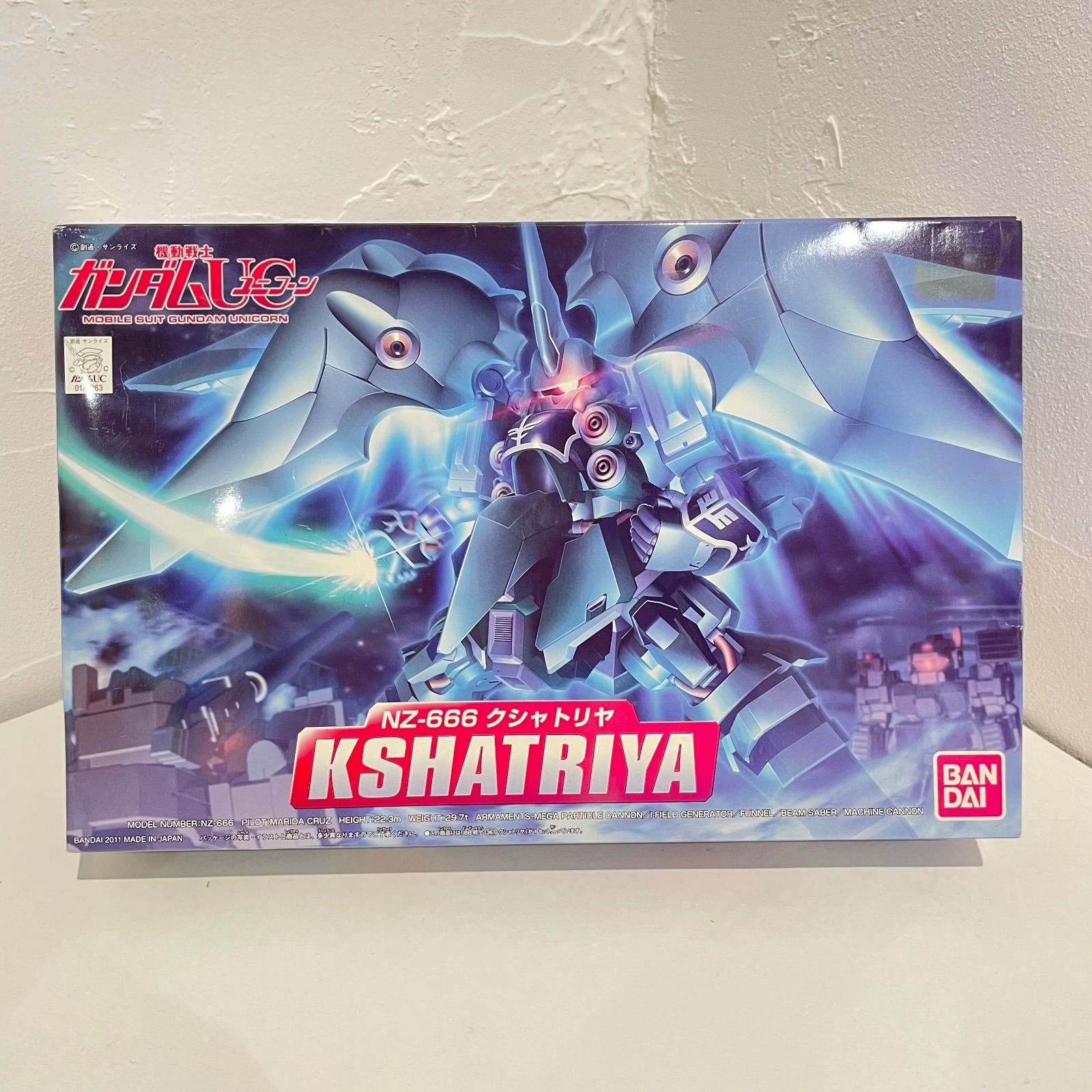 未組立品】【欠品なし】BANDAI バンダイ NZ-666 クシャトリヤ BB