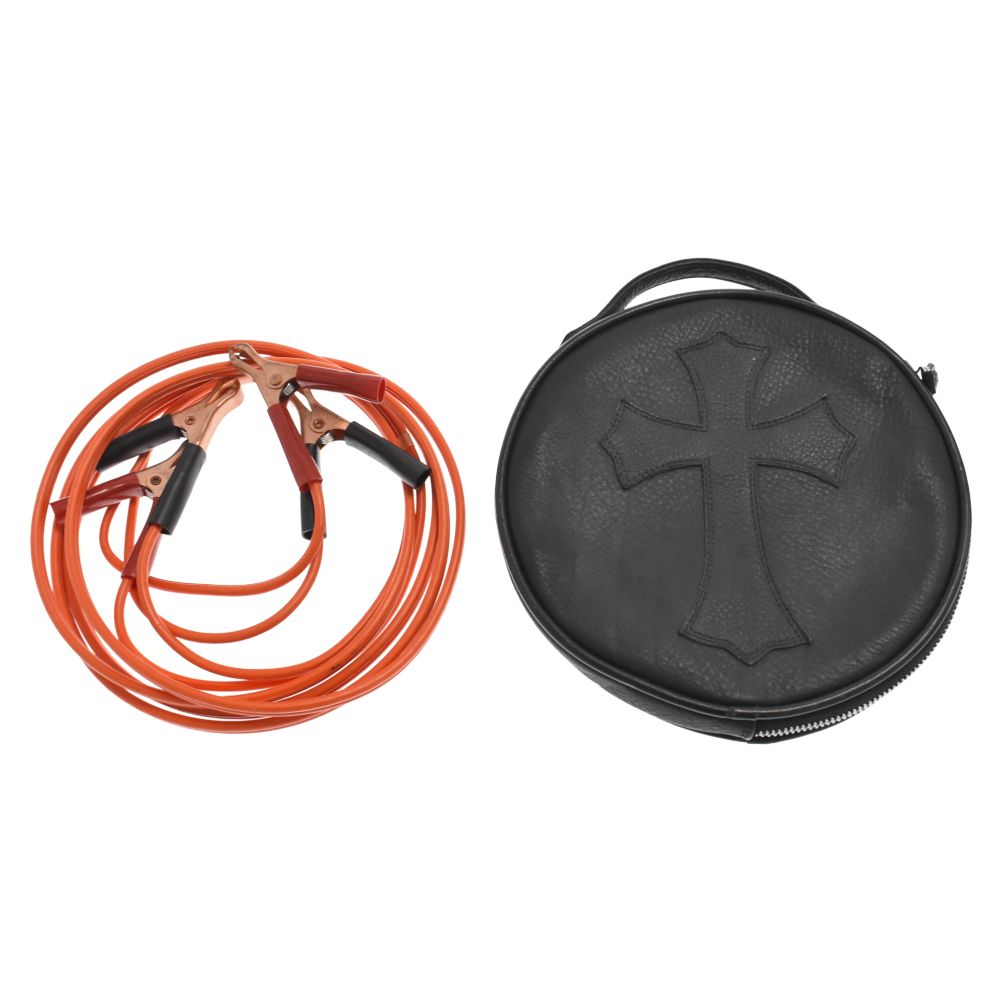 CHROME HEARTS (クロムハーツ) Booster Cable Leather Handbag 