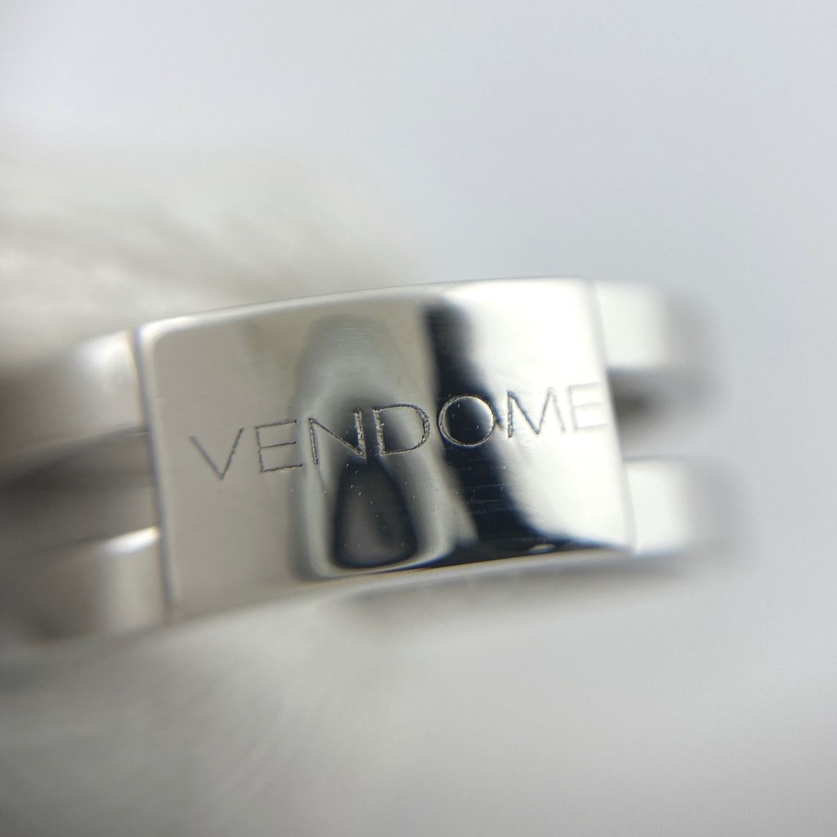 ヴァンドーム青山 VENDOME AOYAMA メレダイヤ デザインリング 指輪 リング 13号 K18 ダイヤモンド レディース 【中古】