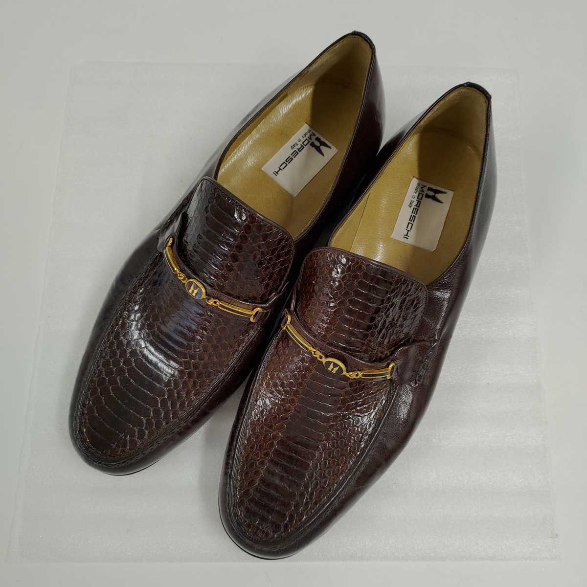 モレスキー クロコダイル靴 42.5 - ドレス/ビジネス