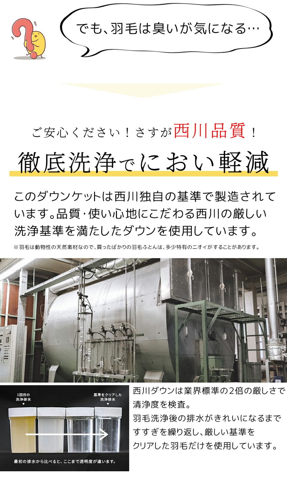 ホワイトダック ダウン90%