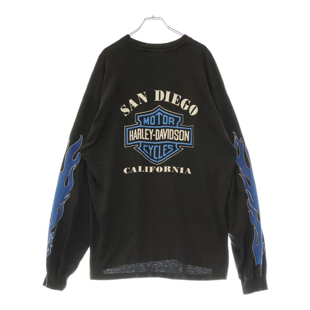 Harley Davidson フレイムデザイン ロングスリーブシャツ ハーレー