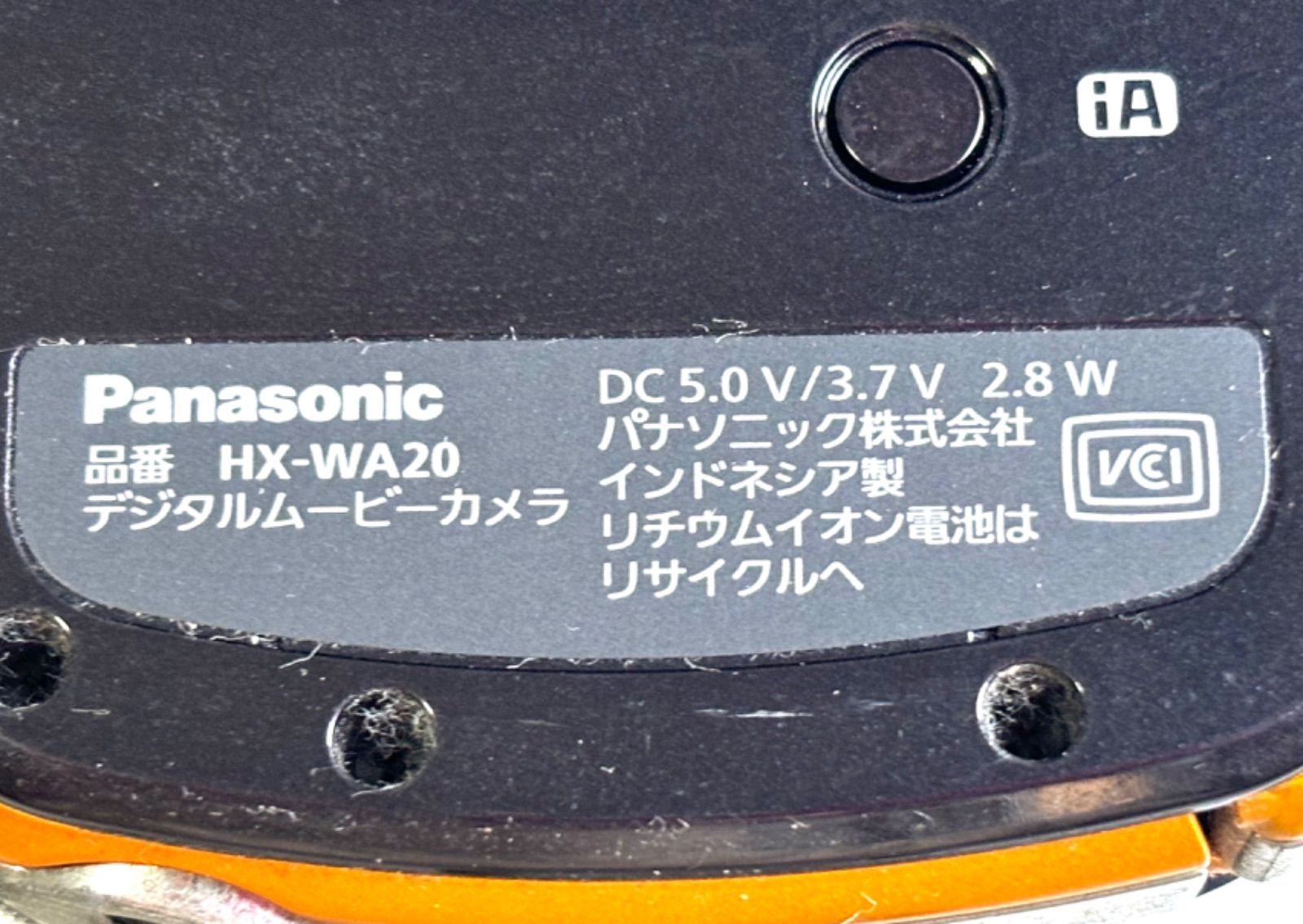 Panasonic パナソニック HX-WA20 デジタルムービーカメラ 3m/10ft WATERPROOF 現状品