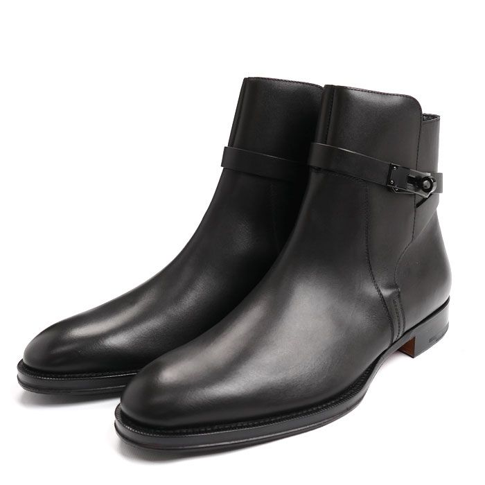 HERMES エルメス ケリー ショートブーツ フォーチュン ブーツ ブラック 