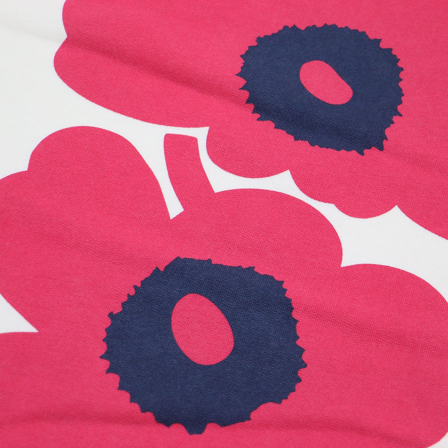 marimekko - 【美品】marimekko マリメッコ スウェット オフホワイト ピンク サイズ:S / 24春夏 ウニッコ プリント スウェットシャツ / Unikko Loisto Placement sweatshirt / クルーネック 長袖 裏毛 フラワー コットン / トップス トレーナー【レディース】【中古】 美品】marimekko マリメッコ スウェット オフホワイト ピンク