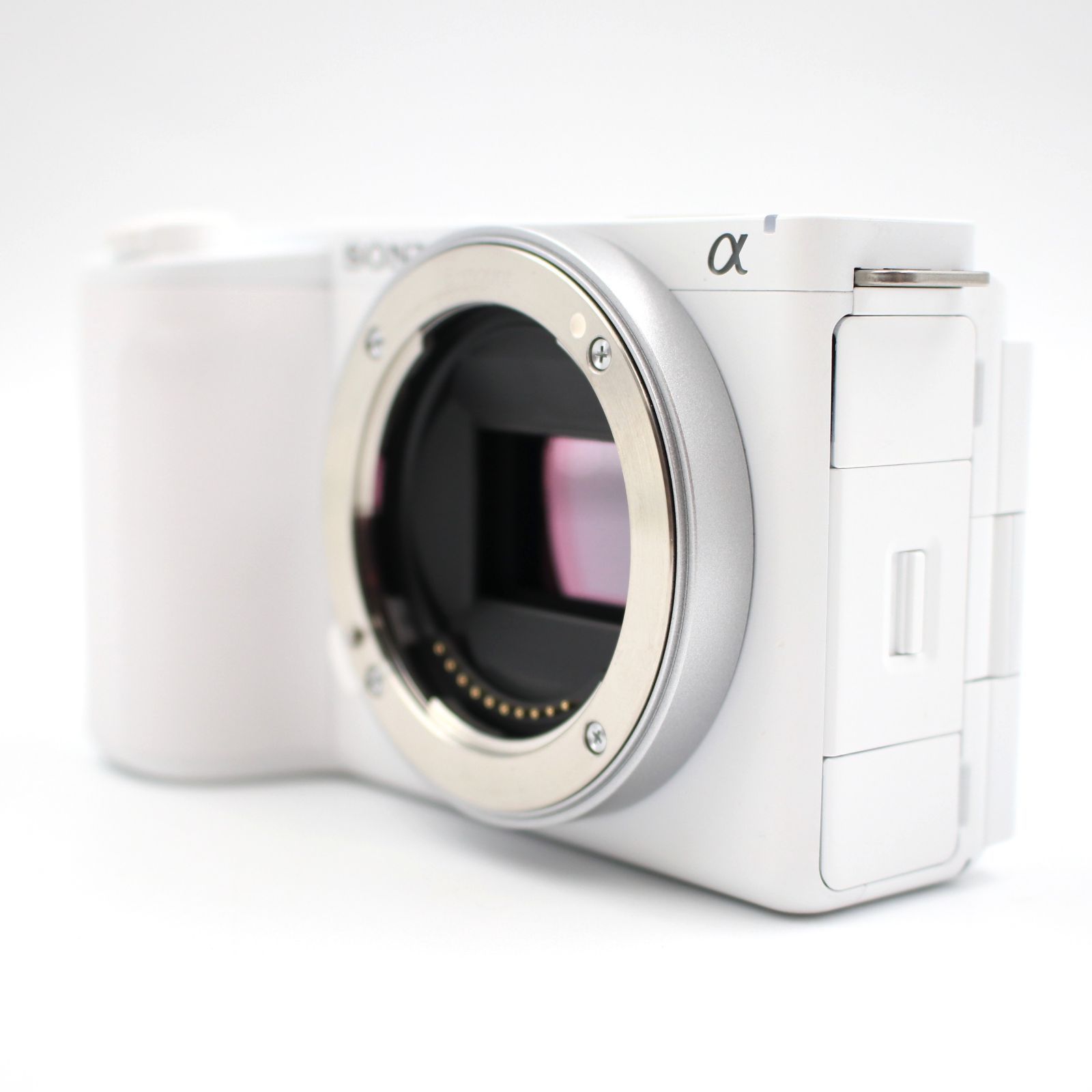 □新品同様□ SONY VLOGCAM ZV-E10 II ボディ ホワイト ミラー