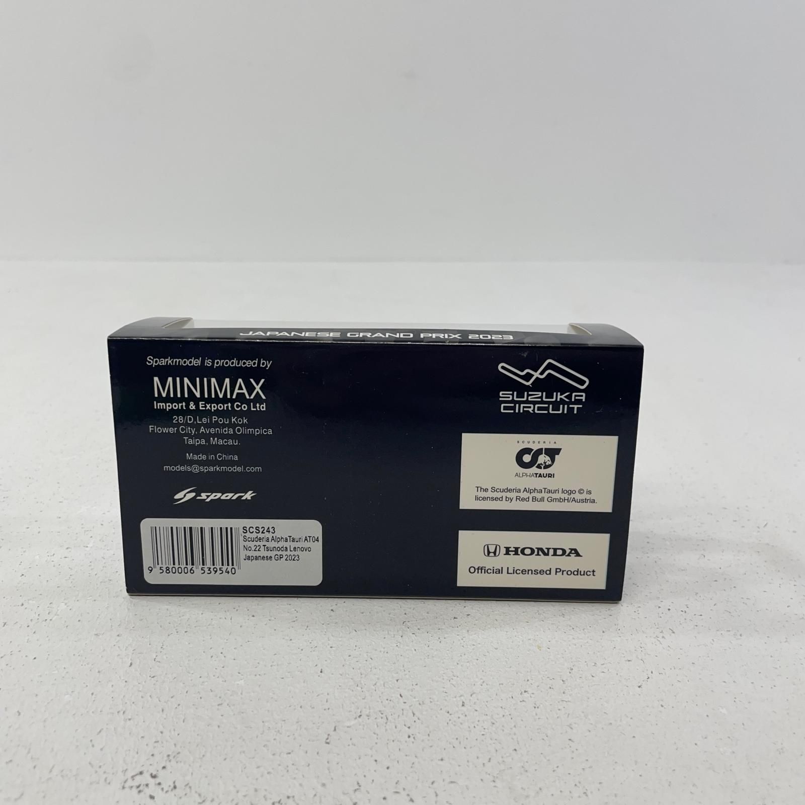 尾張小牧店】 中古 スパーク 1/43 Scuderia Alpha Tauri AT04 No