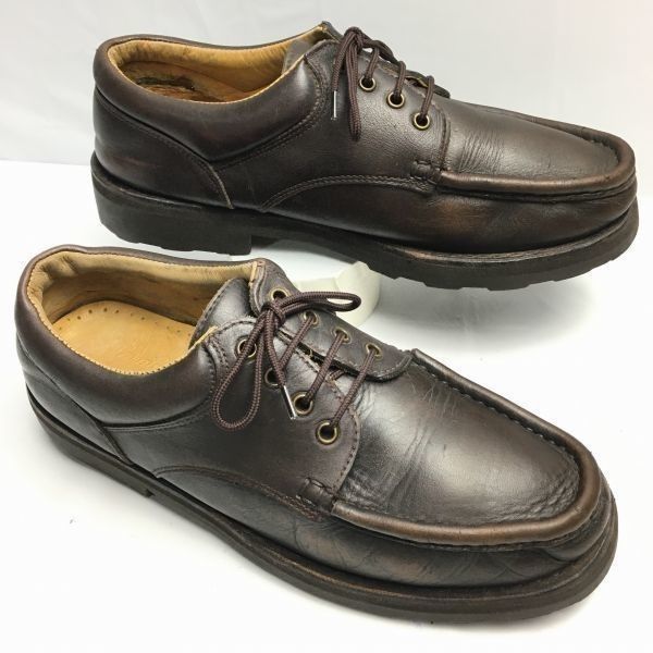 SALEu003e試着交換OK！Paraboot パラブーツ レザーシューズ ローブーツ size27.0-27.5相当 ダークブラウン/茶/BROWN〉管NO.WZF-135  #BUZZBERG - メルカリ