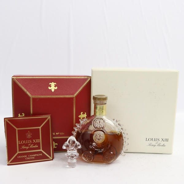 つレミーマルタン13世　ミニボトルバカラ つレミーマルタン13世ミニボトルバカラ