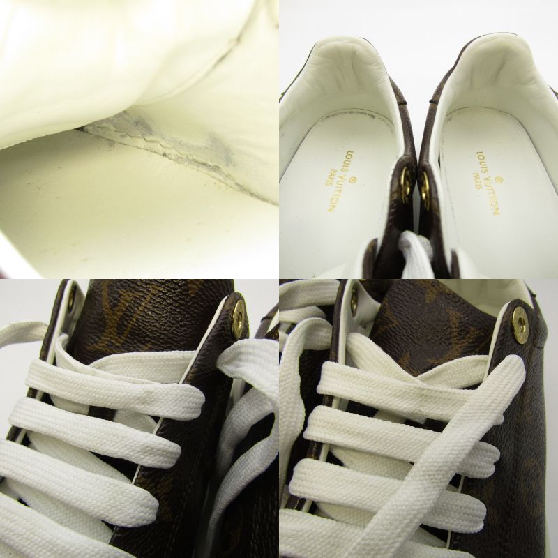 美品 Louis Vuitton ルイヴィトン 37 Time Out Trainers 1A8FJO タイム