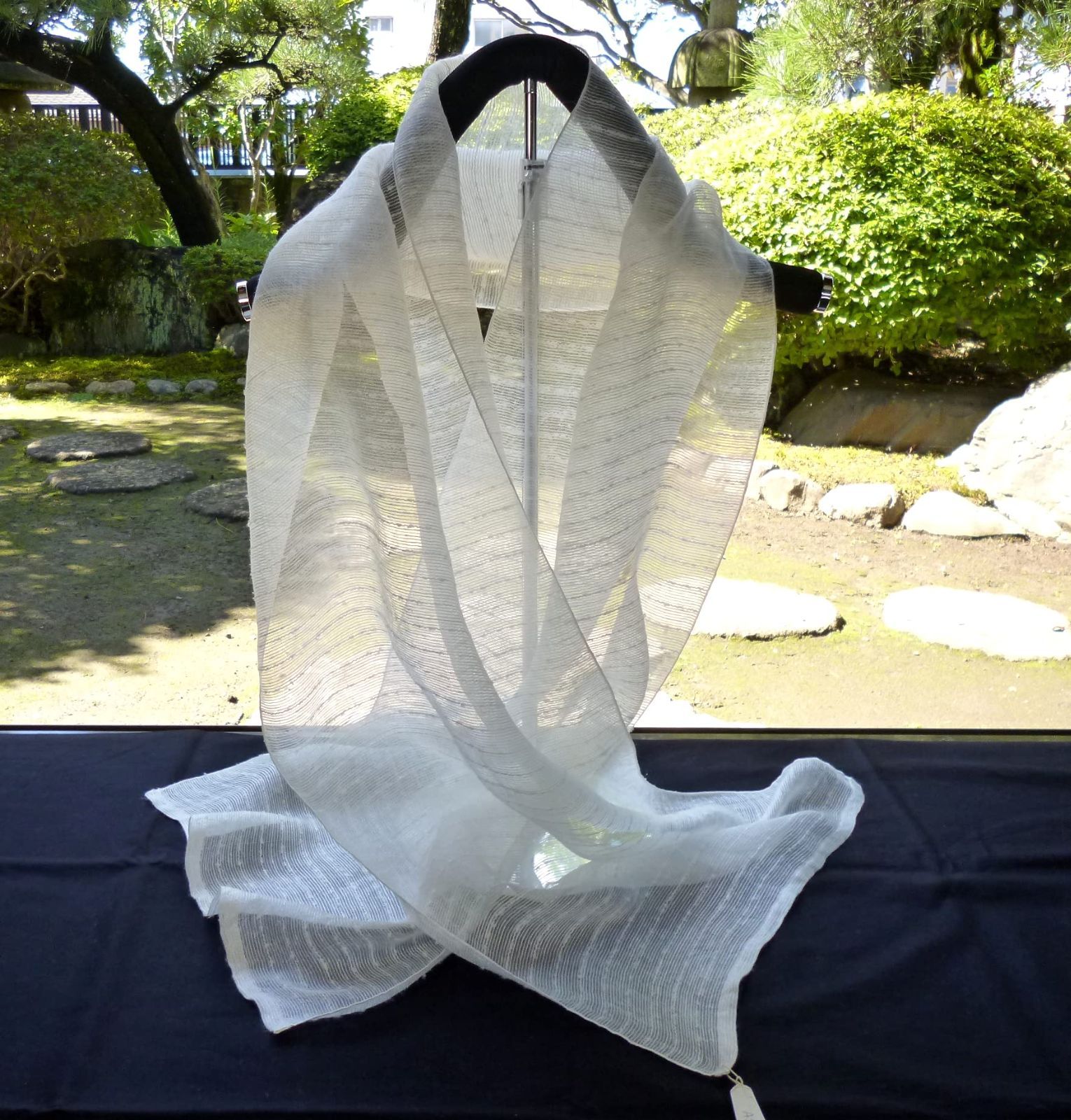 在庫処分】AS0965 絹まわたストール 3枚セット 染色用 藍染め 在庫処分】AS0965 絹まわたストール 3枚セット 染色用 藍染め