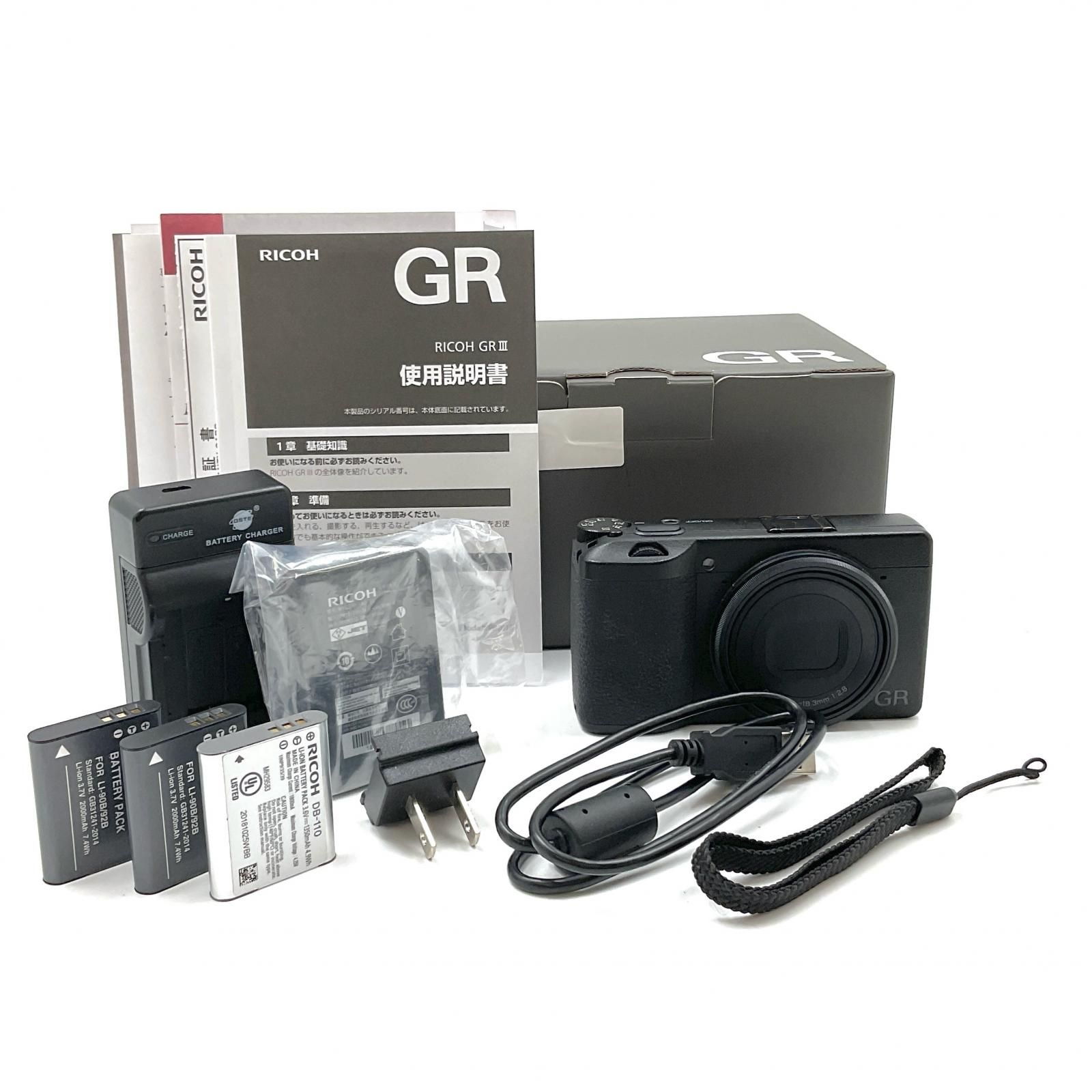 【返品保証・動作確認済】RICOH GR DIGITAL III RICOH コンパクトデジタルカメラ GR III 美品 動作確認済【全額返金