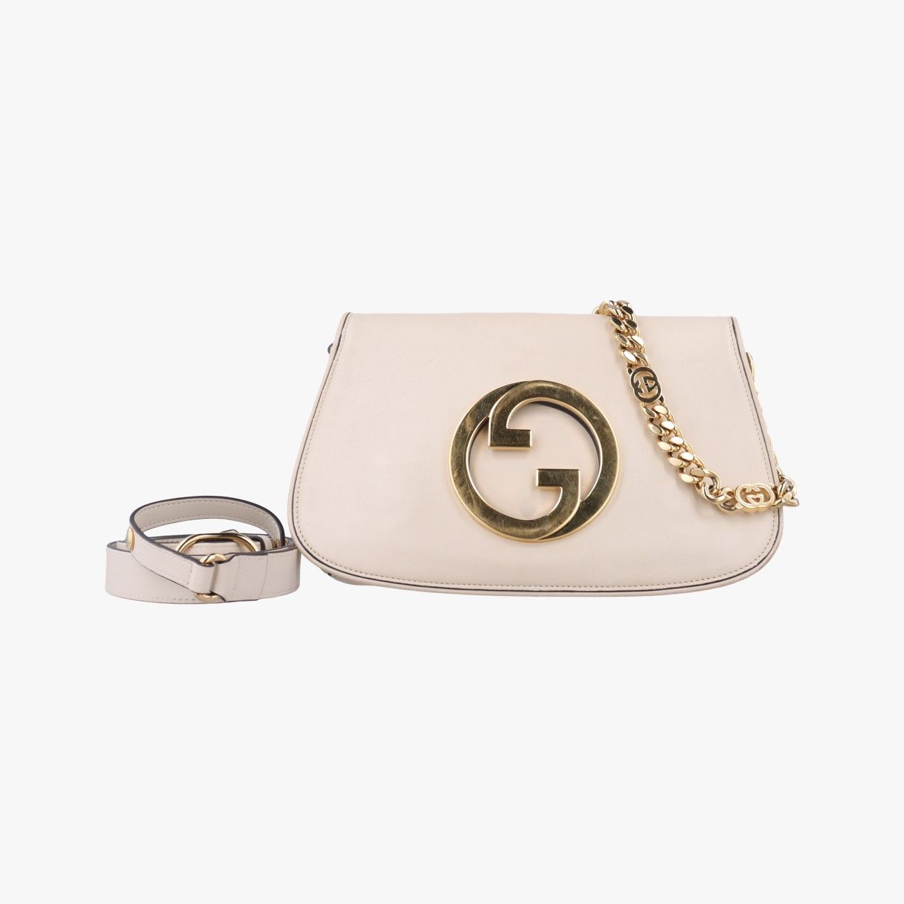 グッチGucciブロンディ チェーンホワイトレザー699268C038033312