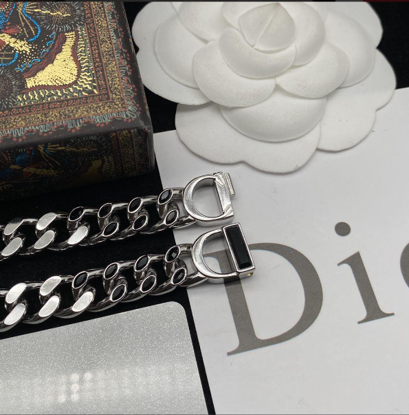 DIOR ディオール　リンクチェーンブレスレット 美品