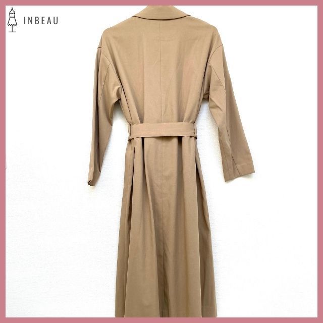 美品、未着用】ナチュラルビューティーベーシック 麻混オックスロング