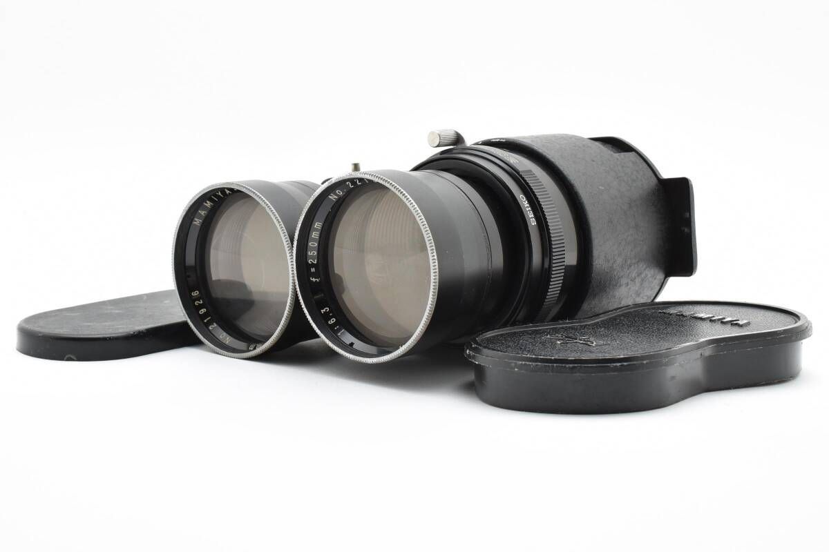 マミヤ MAMIYA-SEKOR 250mm F6.3 二眼レフカメラレンズ C220 C3 C33 C330用 3482W0155 089