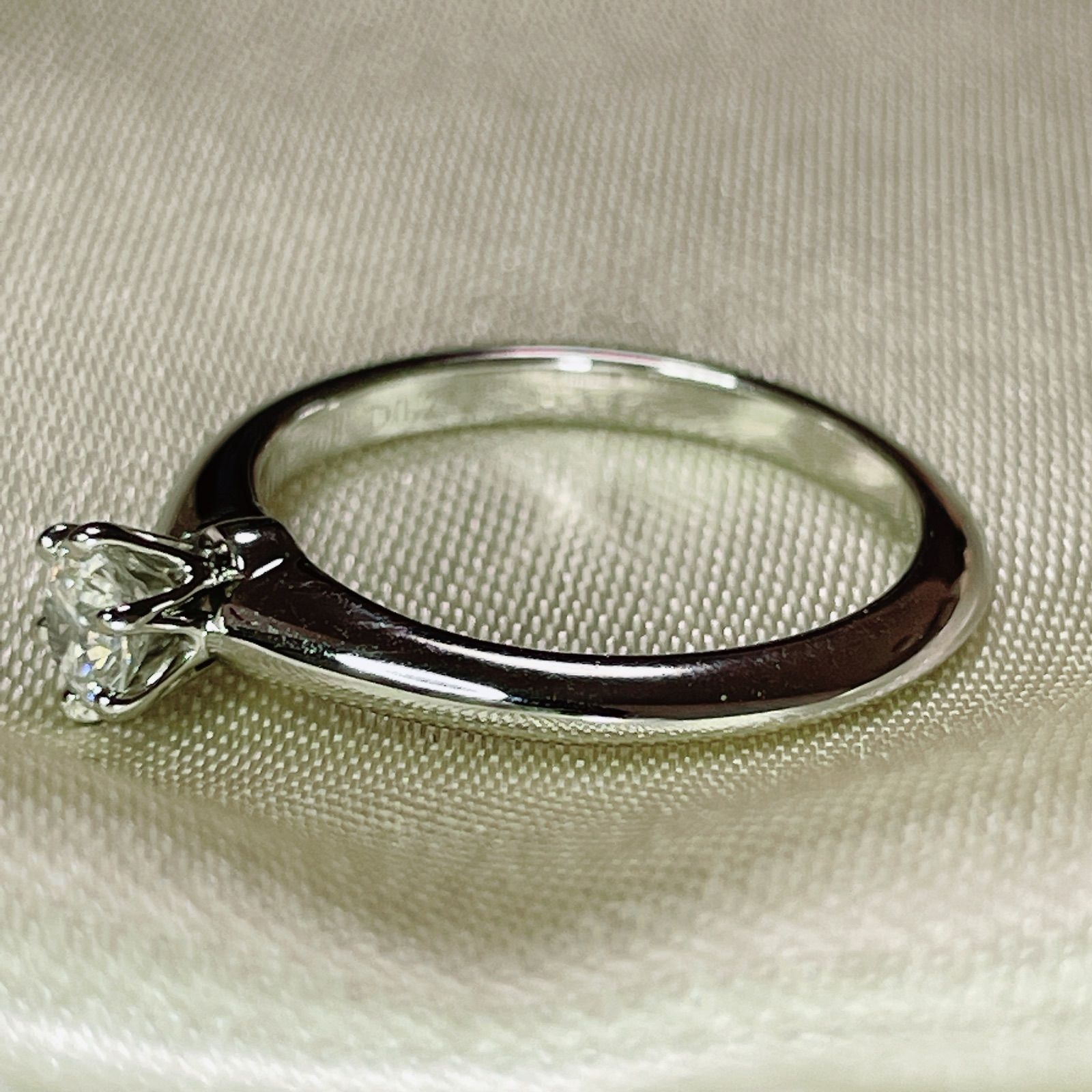 PT950 ティファニー TIFFANY&Co. ダイヤモンドリング - メルカリ