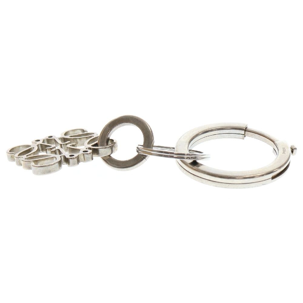 LOEWE (ロエベ) アナグラム ロゴ チャーム キーリング シルバー