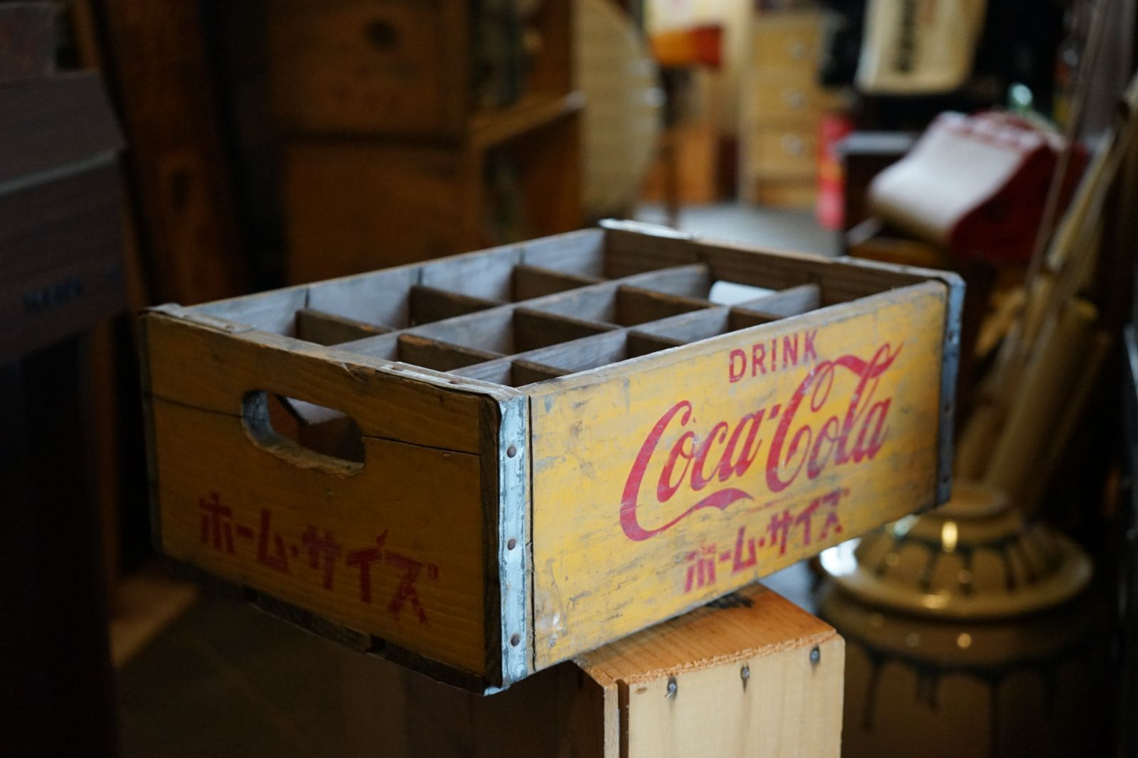 コカコーラ　木箱　コカコーラ　ケース　レトロ　アンティーク　ヴィンテージ コカコーラ 木箱 Coca-Cola レトロ 昭和レトロ アンティーク