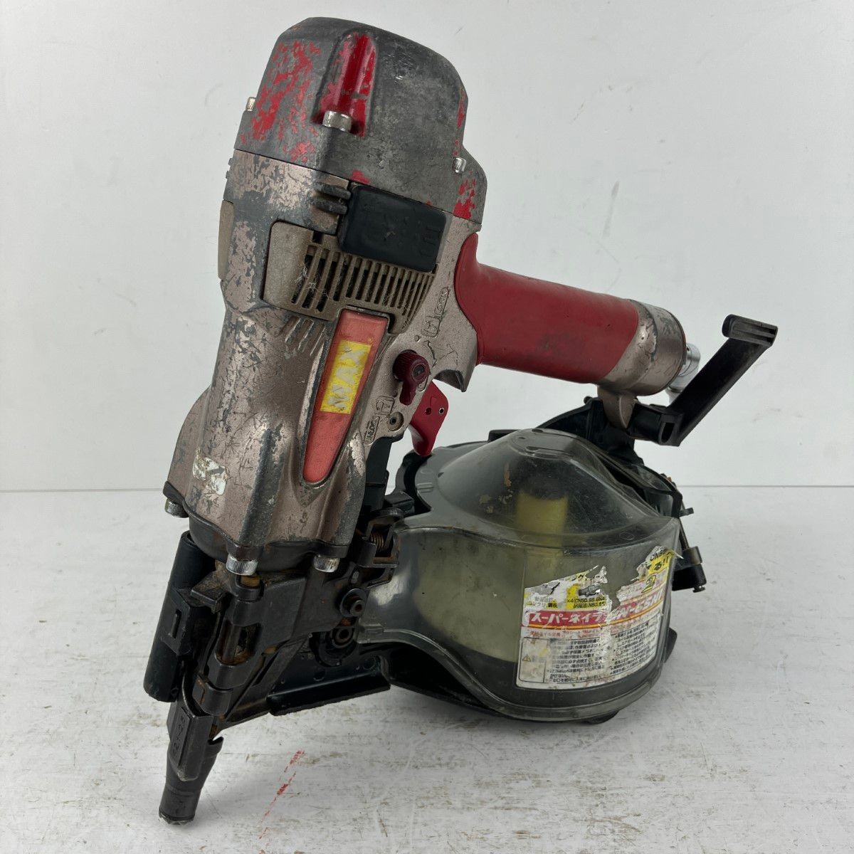 ЗЗMAX マックス 65mm 高圧 エア釘打ち機 HN-65N1 レッド