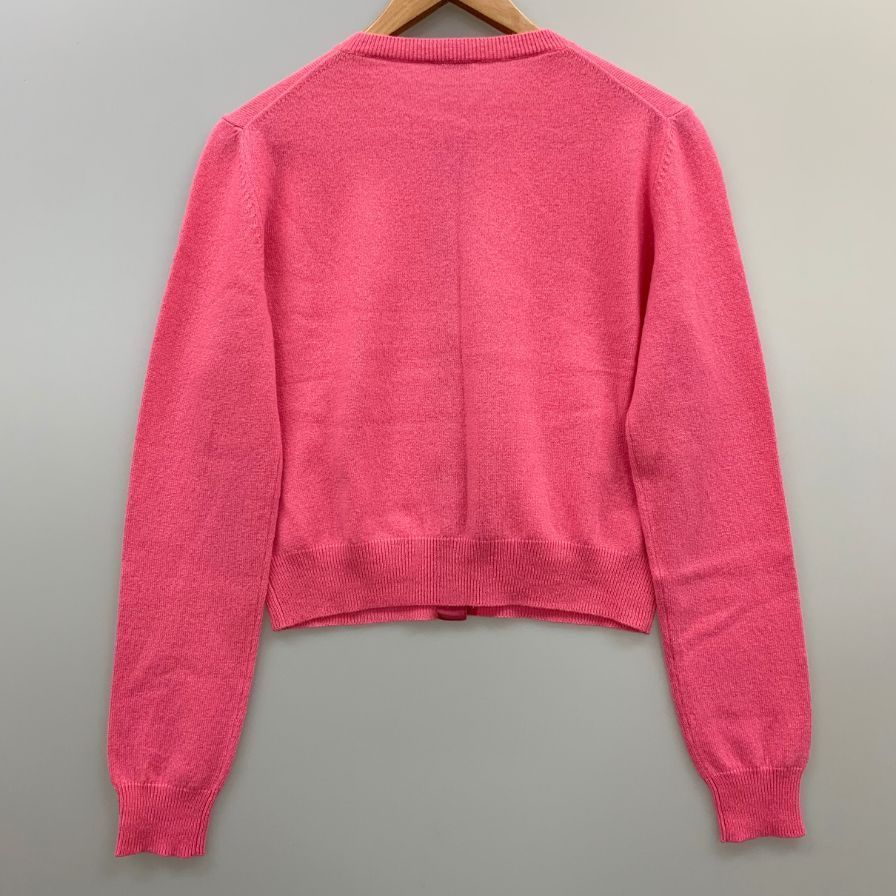 ミュウミュウ カーディガン クルーネック カシミア100%【AFB28】 MIU MIU - ミュウミュウ カーディガン クルーネック カシミア100