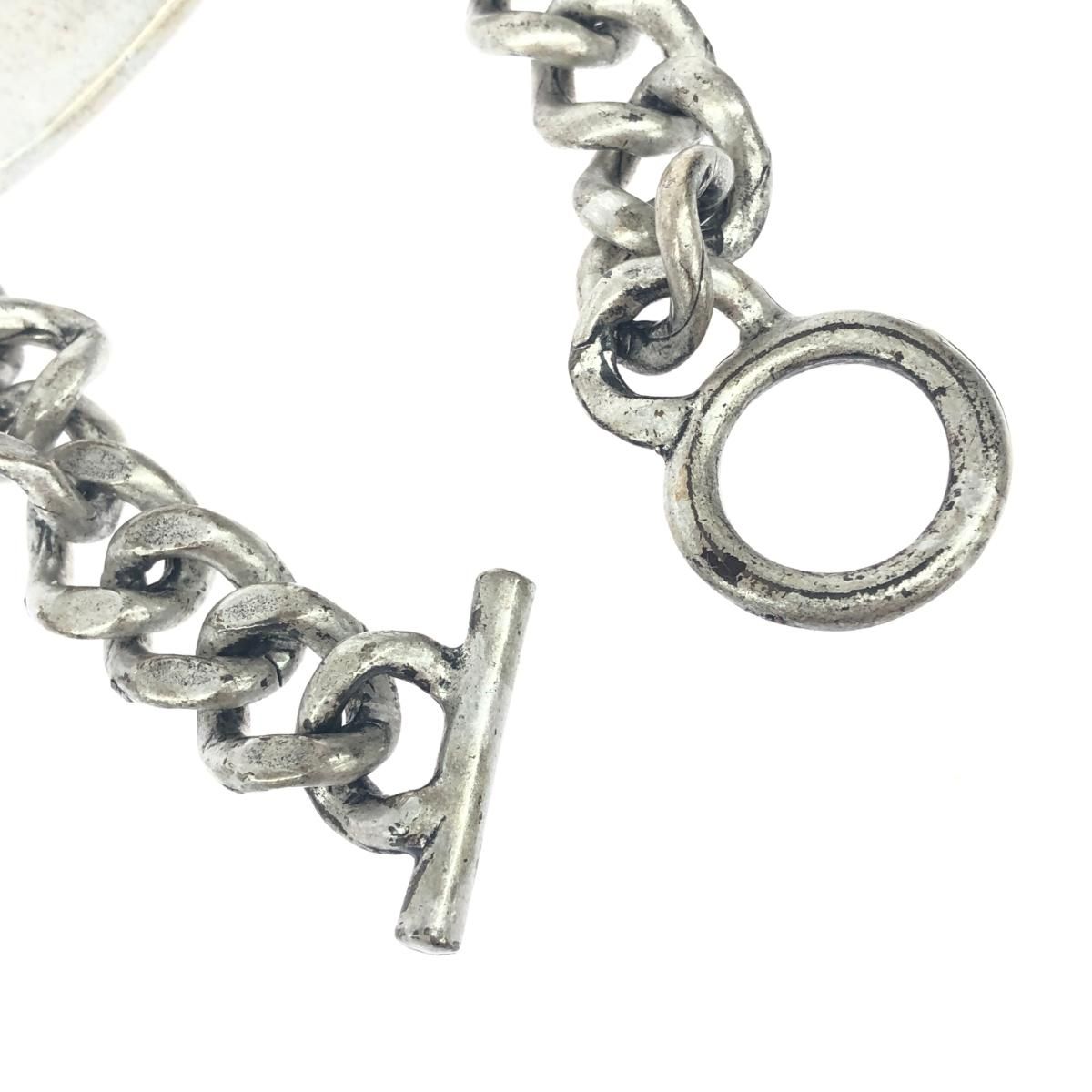 GUESS ゲス ホースビット シルバー チェーン ブレスレット GUESS ゲス チェーン ブレスレット シルバーカラー メタル ユニ