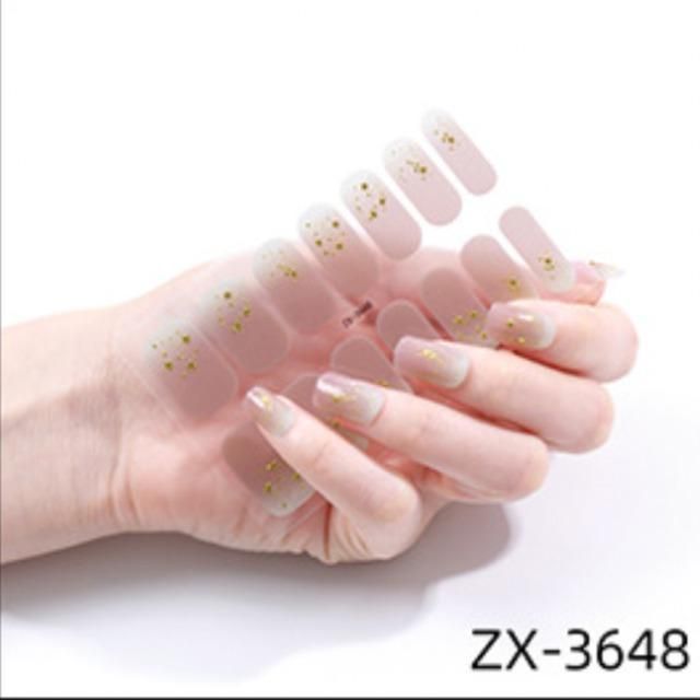 ZX-3648】ネイルポリッシュフィルム ネイルステッカー ジェルネイル