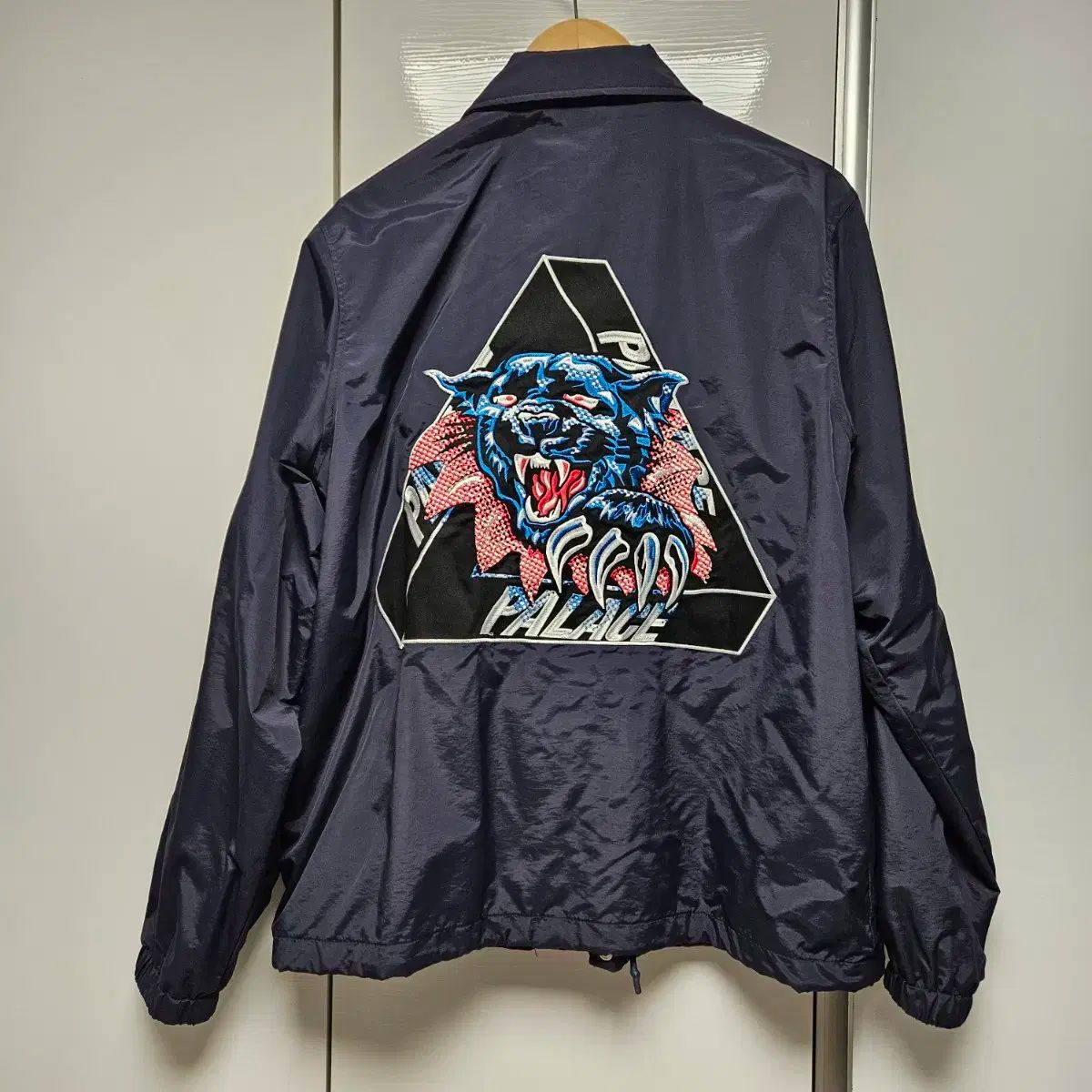 PALACE(パレス) ひどく RIPPED COACH(コーチ) ジャケット ネイビー