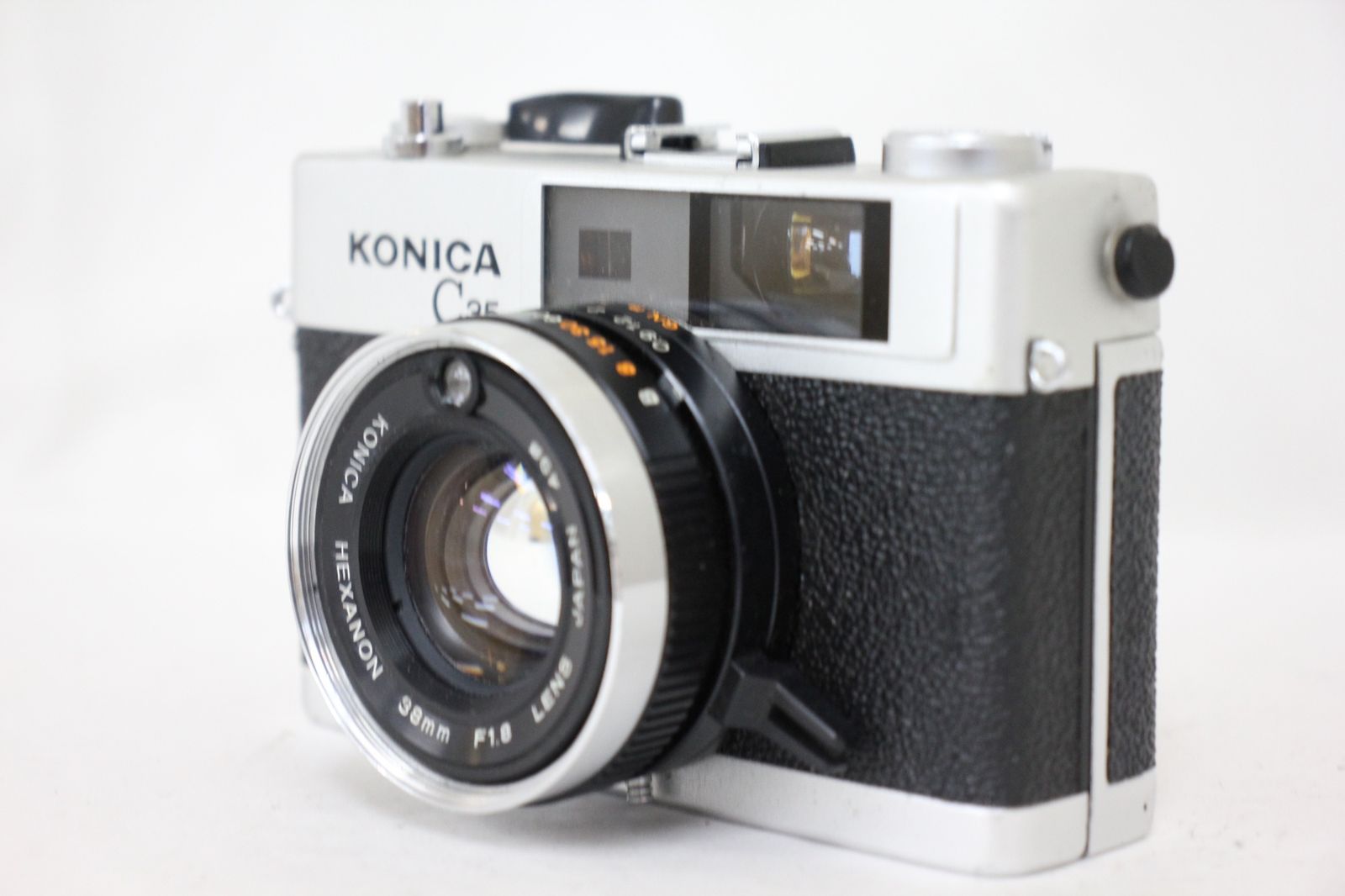 返品保証 コニカ KONICA C35 FD HEXANON 38mm F1.8 コンパクトカメラ e2337