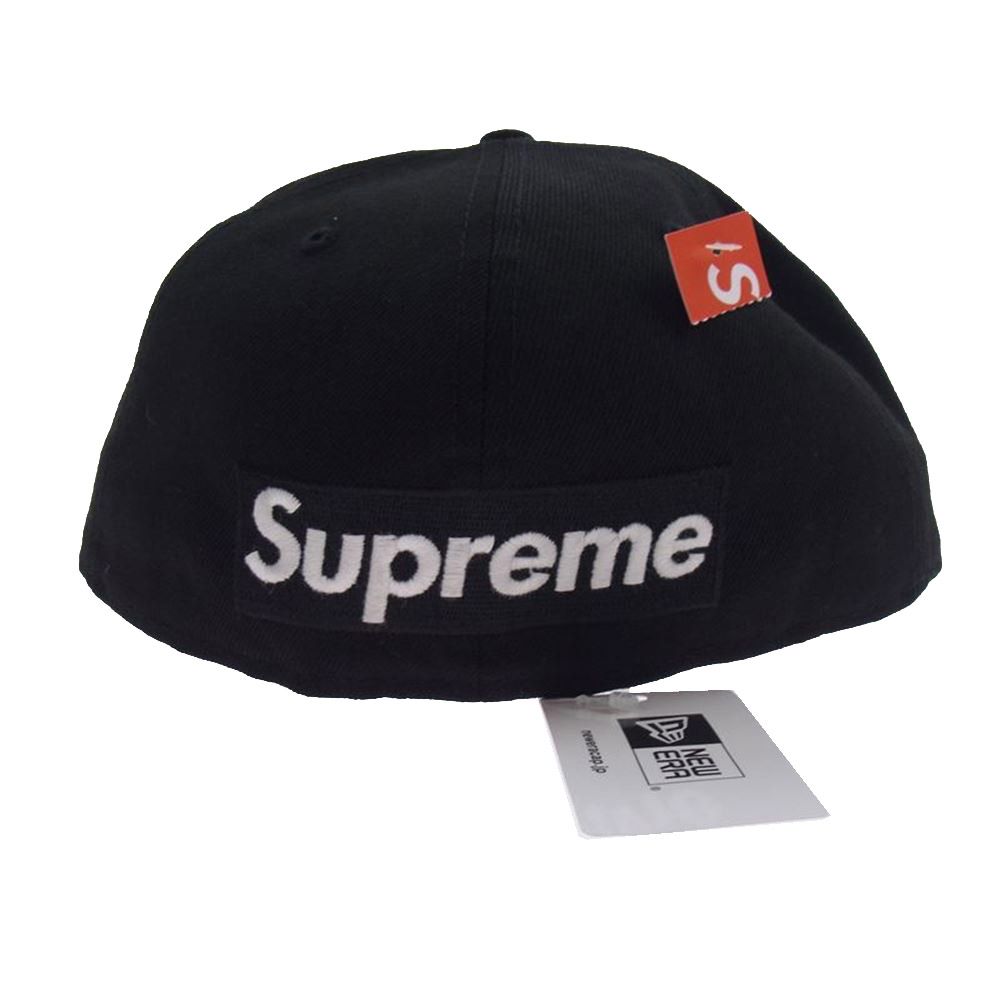 Supreme シュプリーム キャップ 21SS REVERSE BOX LOGO NEW ERA リバース ボックス ロゴ ニューエラ キャップ ブラック系 59.6cm【中古】