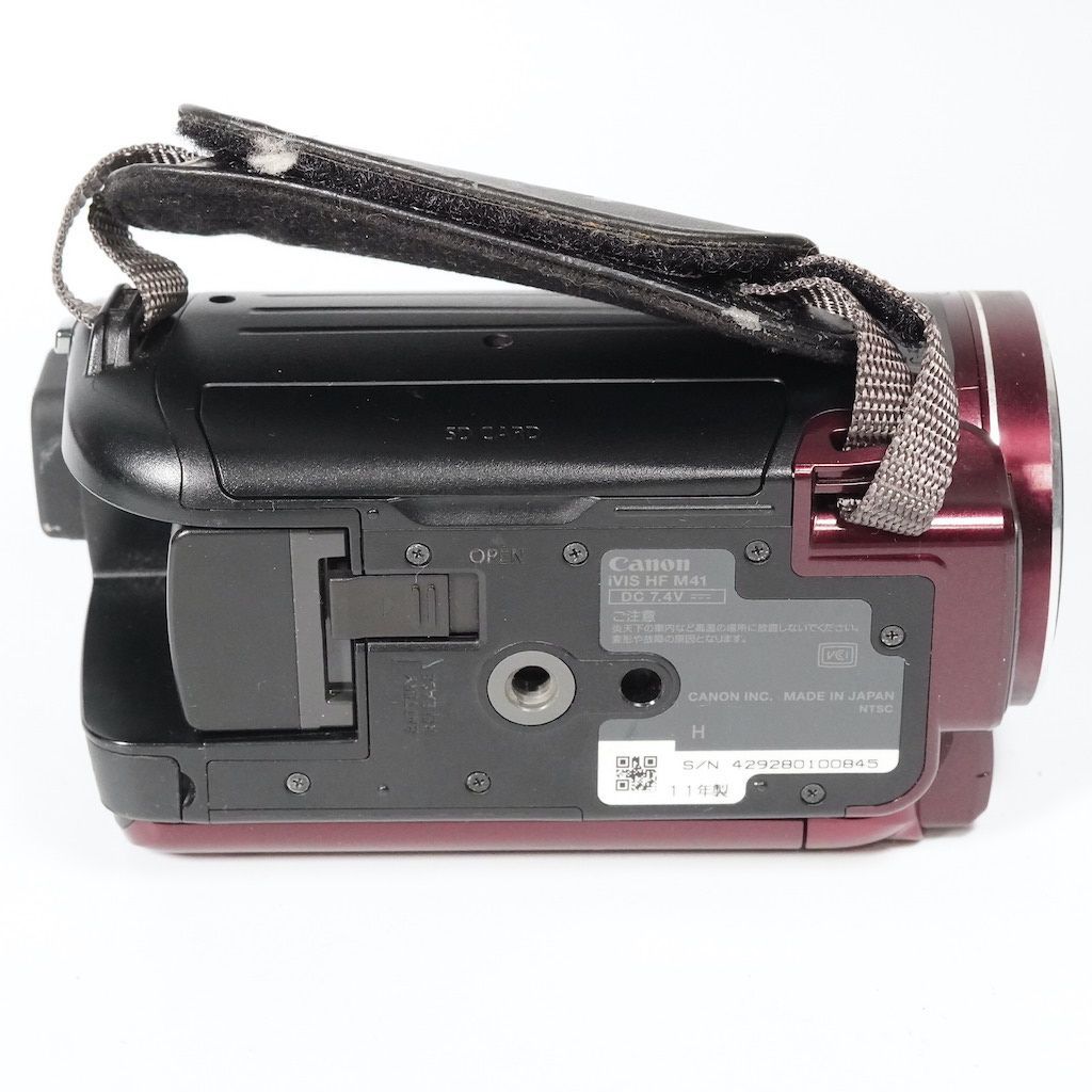 Canon キャノン iVIS HF M41 レッド ビデオカメラ 動作OK 1週間保証 /9520 - メルカリ