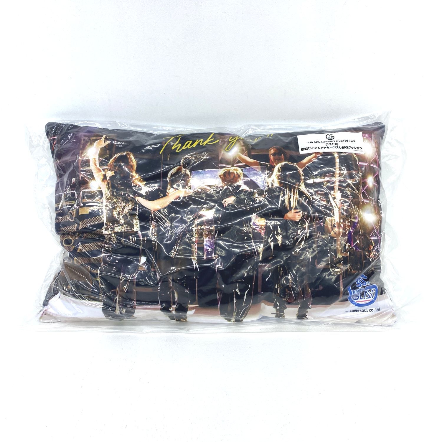 GLAY 複製サイン＆メッセージ入りBIGクッション　クリアファイル等 ☆加古川物流】【中古・未開封品】GLAY 30th Anniversary