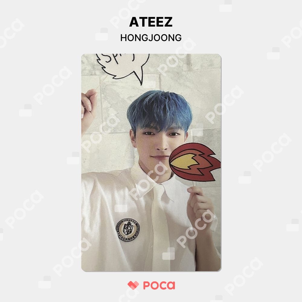 ATEEZ ホンジュン　トレカ　wonderwall collabo 1次 ATEEZ Destiny exhibition 1期特典トレカ ホンジュン① - メルカリ