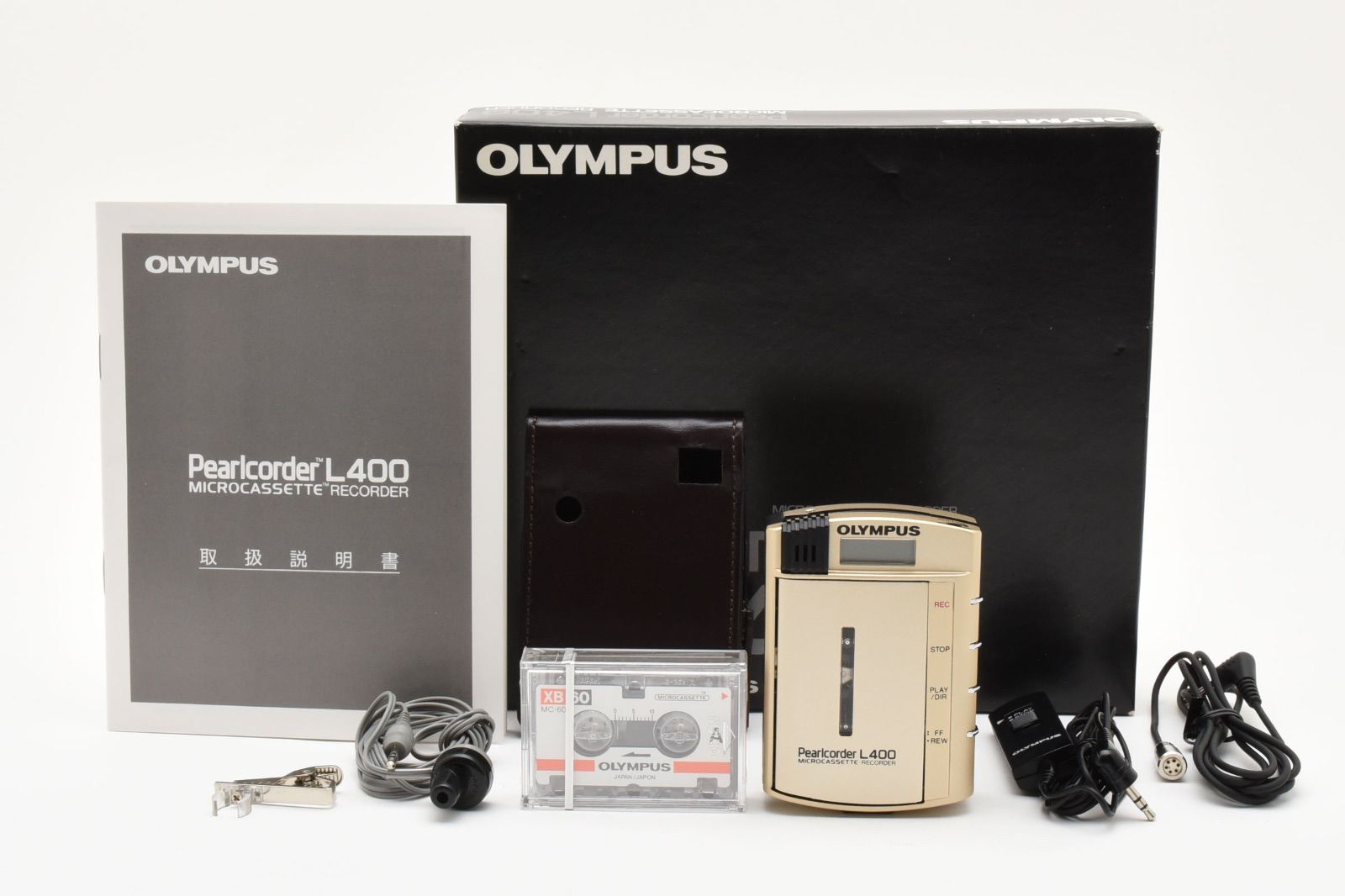 上 OLYMPUS オリンパス Pearlcorder L400 MICRO CASSETTE RECORDER パールコーダー マイクロカセットレコーダー ＃2491