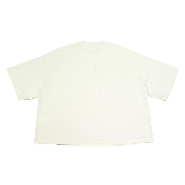 ボッテガ・ヴェネタ BOTTEGA VENETA  レディース ワンポイントロゴ刺しゅう Tシャツ【オフホワイト】 707791 VKLZ0 9071/【2023SS】l-tops ボッテガ・ヴェネタ BOTTEGA VENETA レディース ワンポイント