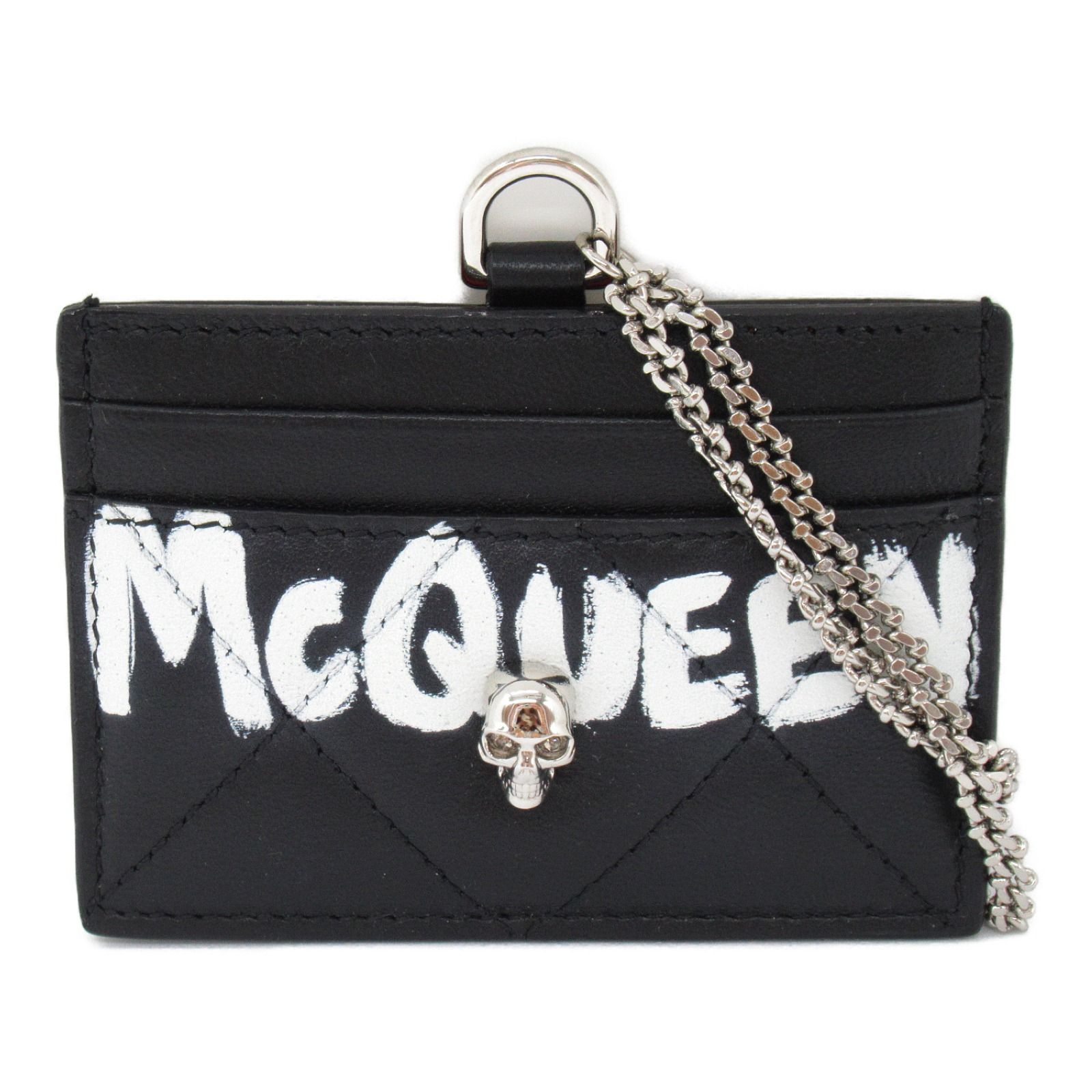 アレキサンダーマックイーン Alexander McQueen カードケース カードケース 648015C8Z501095 ネロ レザー カードケース レディース