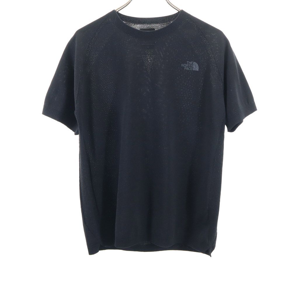 ノースフェイス NT12395 日本製 アウトドア 半袖 Tシャツ S ブラック系 THE NORTH FACE メンズ 古着 【240216】 メール便可