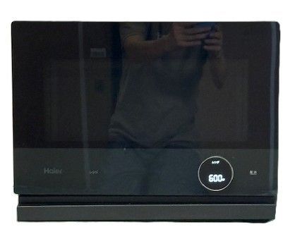 アウトレット品 ハイアール オーブンレンジ26L 縦開き1000Wフラットテーブル JM-WFVH26A K 赤外線センサーヘルツフリー