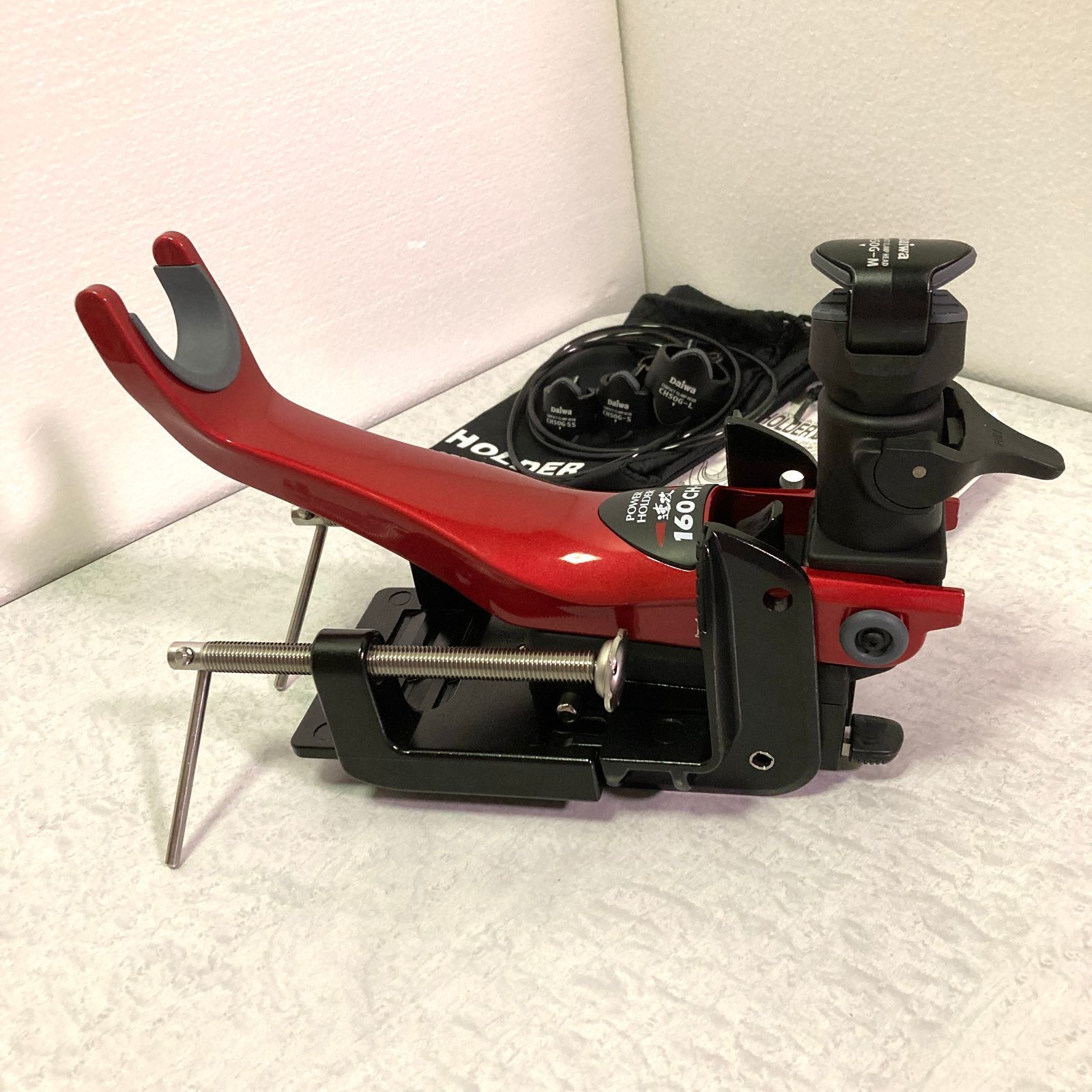 ダイワ パワーホルダー 速攻 160CH-E クランプヘッド4種付き ロッドホルダー
