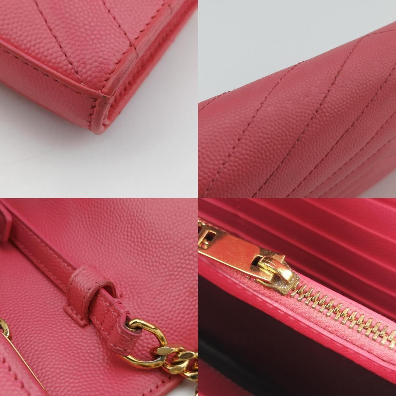 Laurentモノグラムピンクキャビアスキン377828INN377828.1015