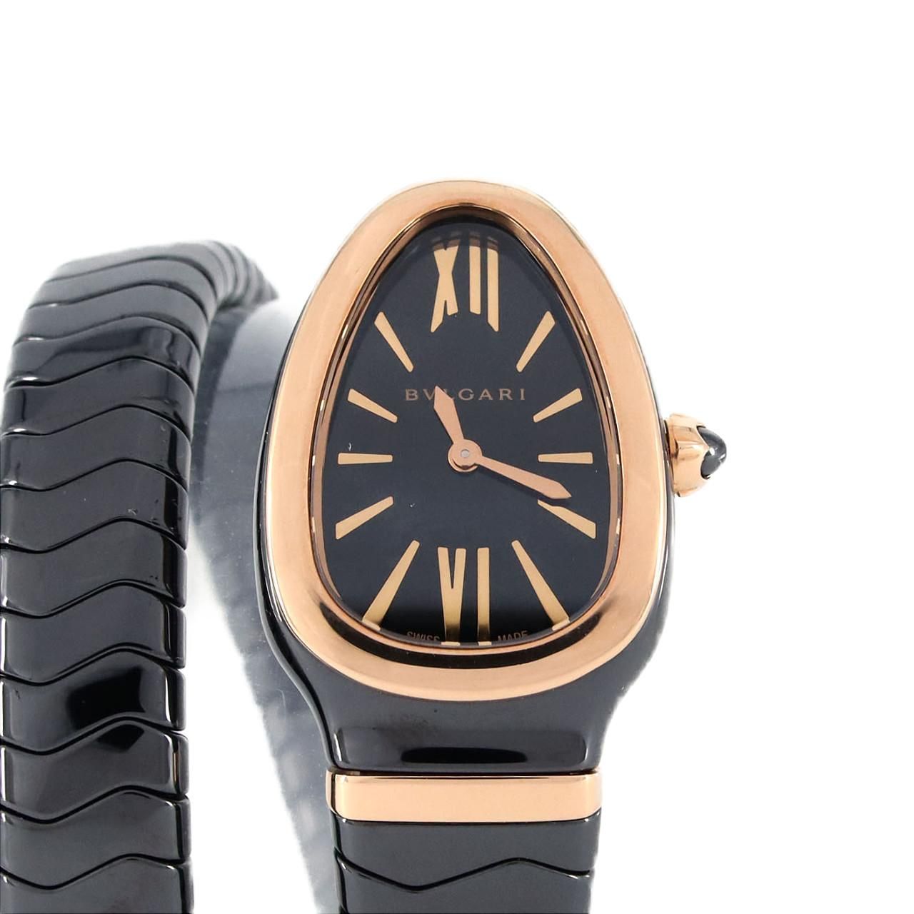 ブルガリ セルペンティスピガ セラミックxPG Sサイズ SPC35BG