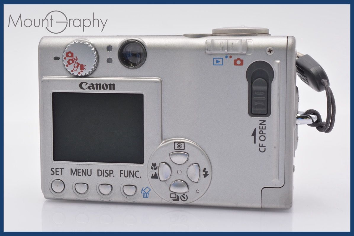 付属品付【美品】Canon IXY DIGITAL 400 デジタルカメラ ☆極上美品☆ キヤノン Canon IXY DIGITAL 400 3x メモリー