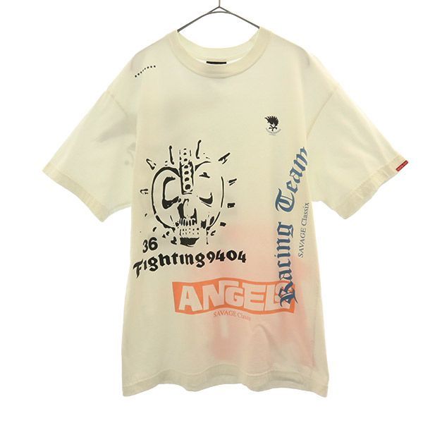 ネイバーフッド プリント 半袖 Tシャツ ホワイト NEIGHBORHOOD SMIX メンズ 【中古】  【230813】