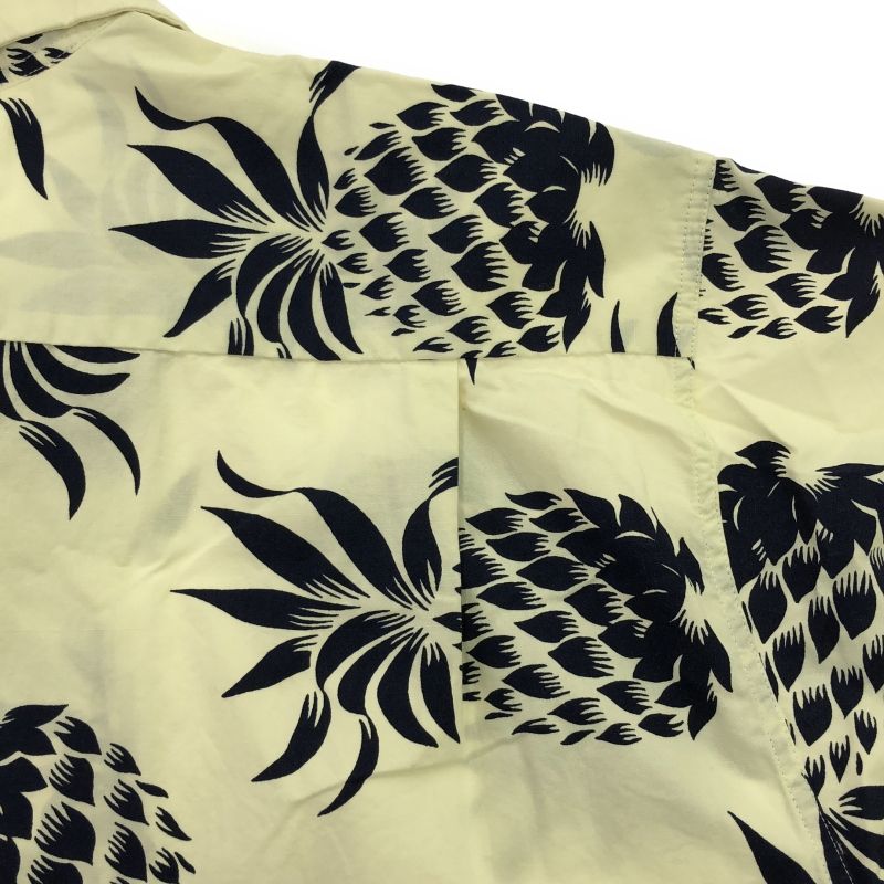 中古】DUKE KAHANAMOKU パイナップル柄 アロハシャツ XXL デューク  
