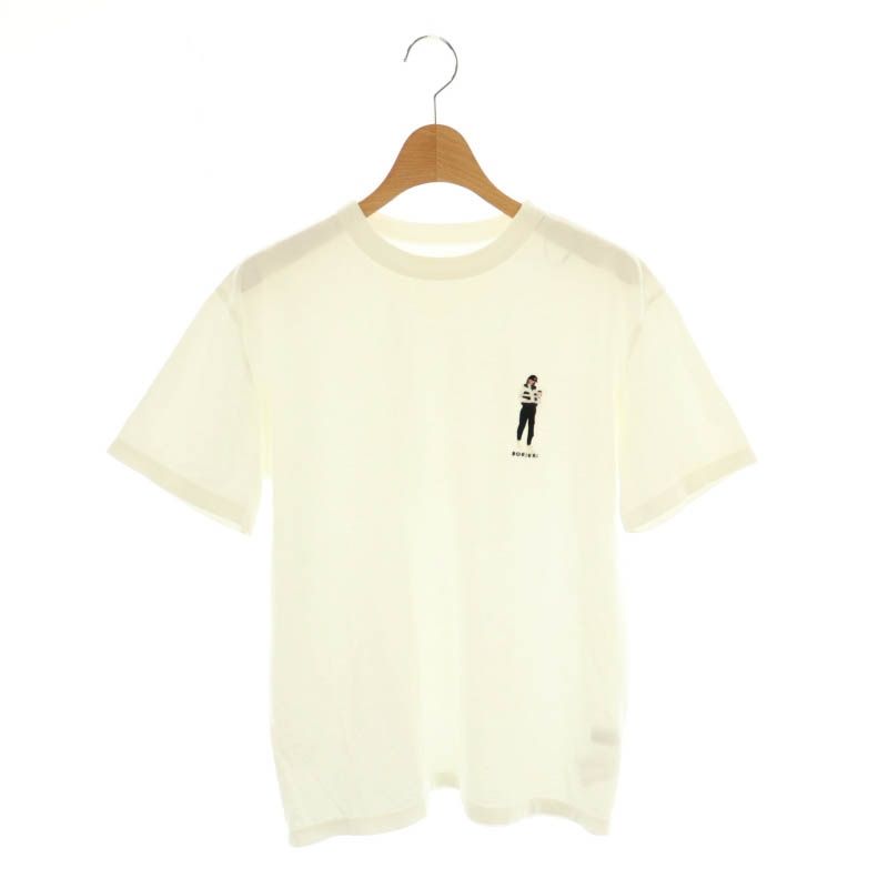 BORDERS at BALCONY 刺繍 Tシャツ Mサイズ BORDERS at BALCONY 刺繍 Tシャツ Mサイズ 半袖(Tシャツ)